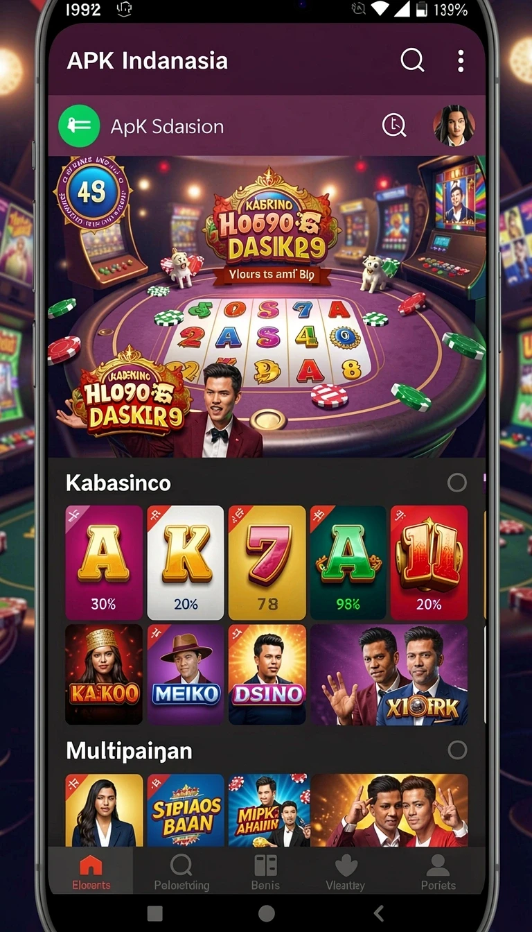Tampilan utama aplikasi kkrp App APK Terbaru yang intuitif dan efisien.